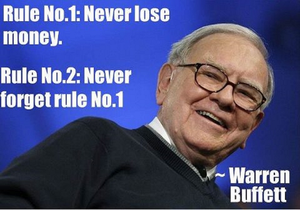 should i listen to warren buffett about losing money