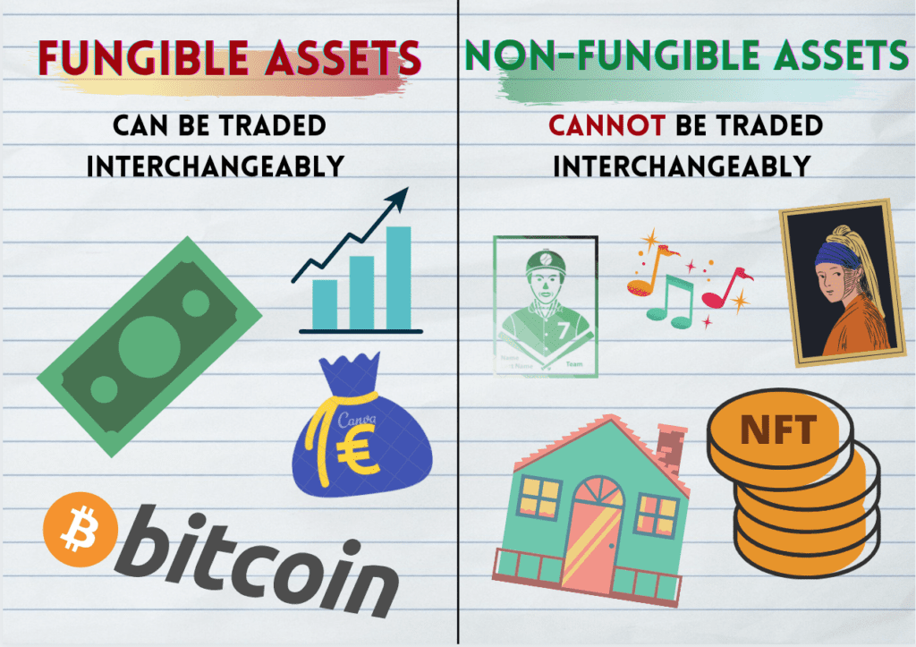 What is NFT and what are fungible assets