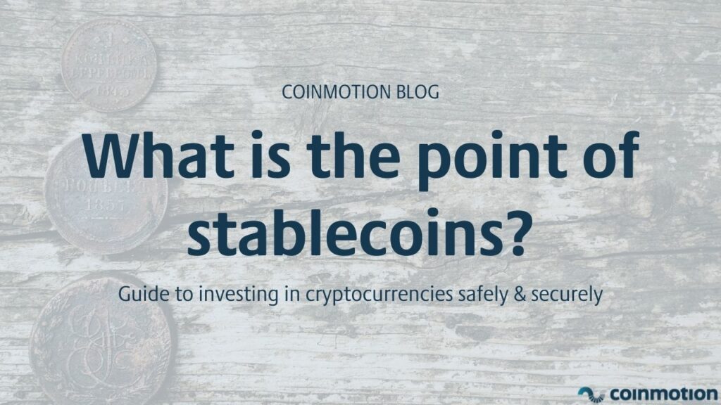 what is the point of a stablecoin