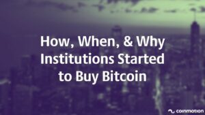 Bitcoin Institutions Are Institutional Investors Buying BTC