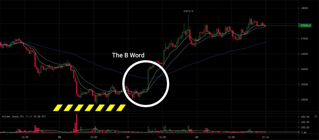 the b word 2021 effect on bitcoin price