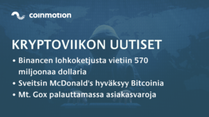 Kryptovaluutta uutiset