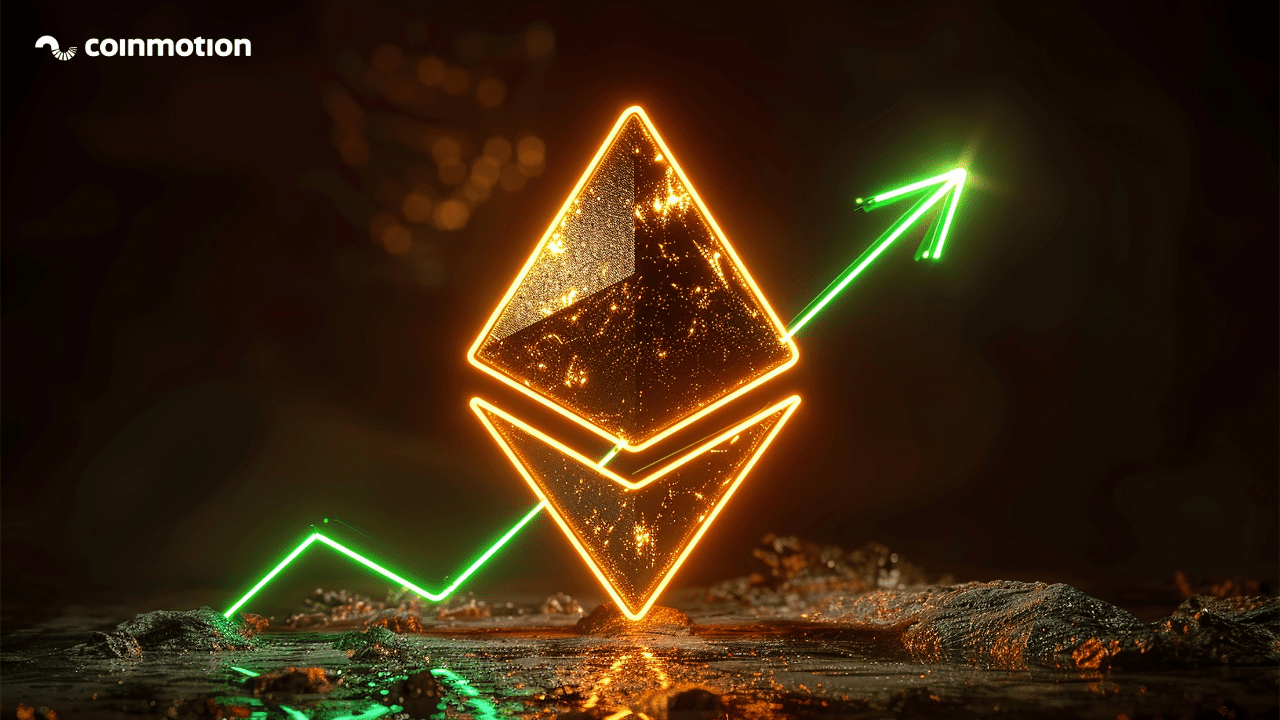 Ethereumin hinta nousussa